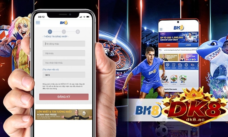 Đăng ký DK8 - Cách đăng ký tài khoản chơi tại DK8 chi tiết nhất 5 Việc đăng ký DK8 Casino trên điện thoại nhanh và dễ dàng