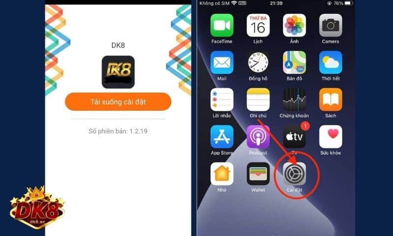Tải App DK8: Hướng Dẫn Tải DK8 Về Điện Thoại IOS Và Android 3 Cách tải app DK8 Casino về IOS cũng đơn giản không kém