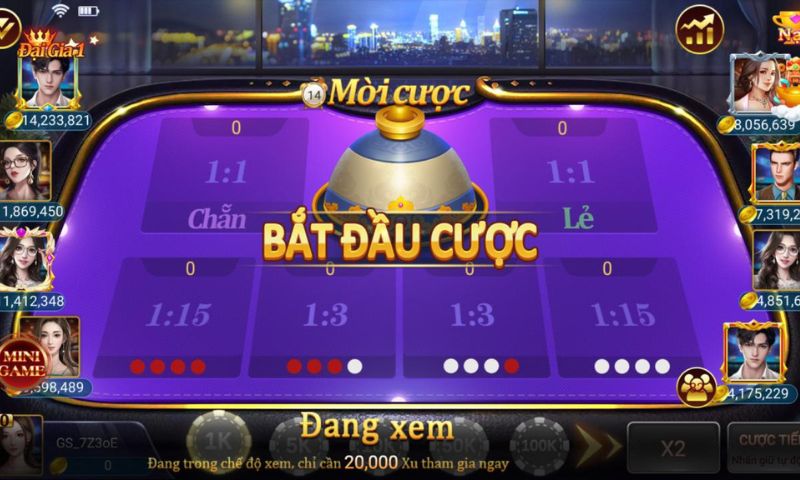 Chỉ đặt cược một nữa khi chơi xóc đĩa online